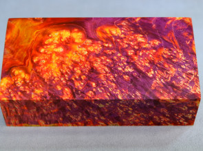 Stabilized Maple Burl Wood Mod Block